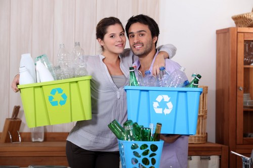 Satisfied customers after home clearance