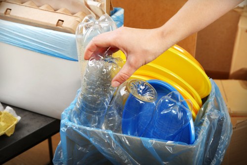 Recycling process for construction waste